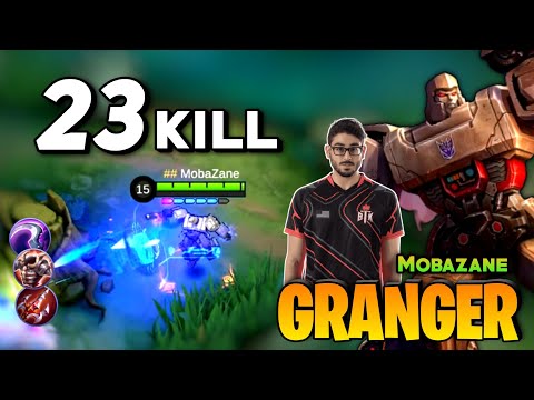 23 KILL! Granger Best Build 2023 [ Granger Top Global Gameplay ] By Mobazane - Mobile Legends