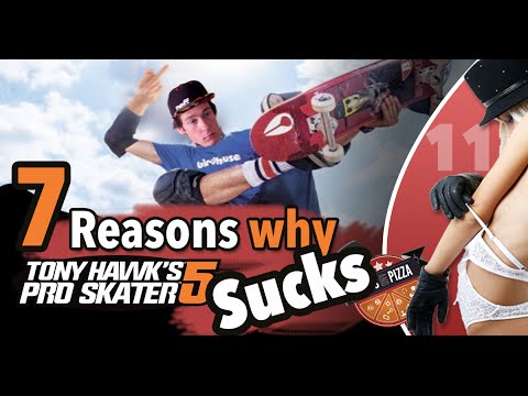7 Reasons Why Tony Hawk Pro Skater 5 Sucks | Games and Pizza Episode 11