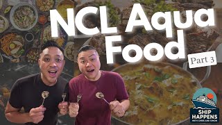 NCL Aqua Food Tour Part 3 | Onda by Scarpetta & Hasuki Dining Experience