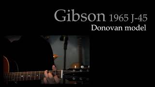 Video thumbnail for Gibson 1965 J-45 Donovan model by WM SOUND Guitars 원미사운드