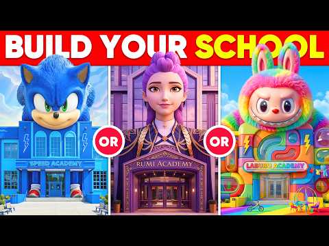 Would You Rather...? Build Your Luxury Dream School 🤑🏫🌈💙 Titan Quiz