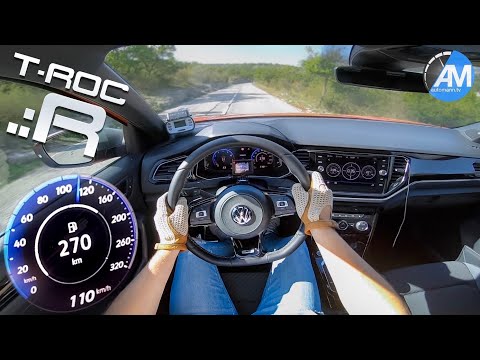 VW T-Roc R (300hp) - 0-100 km/h acceleration🏁