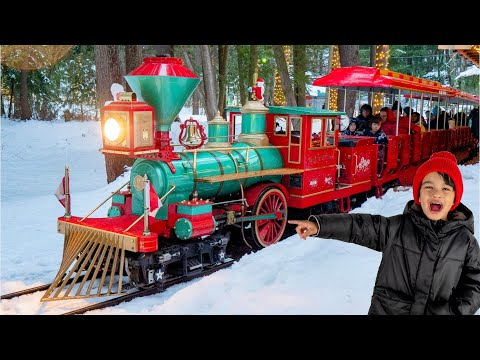Wheels on the Christmas Train | Nursery Rhymes Kids Song