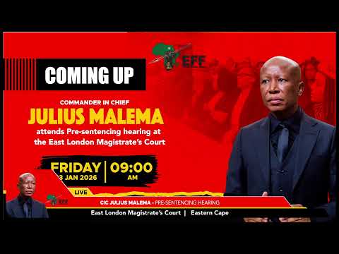 President Julius Malema attends Pre-Sentencing Hearing