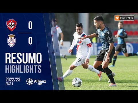 Highlights | Resumo: UD Oliveirense 0-0 CD Feirense (Taça da Liga 22/23 - Fase 3 - Jornada 2)