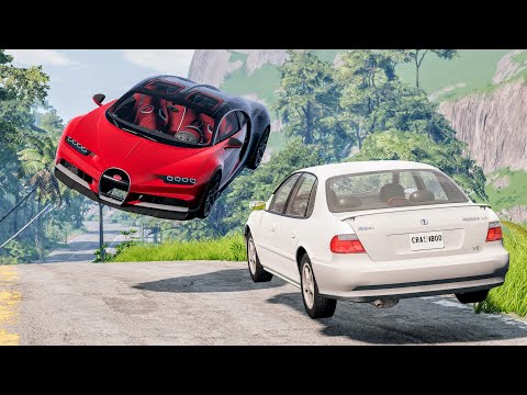 High Speed Traffic Car Crashes #130 - BeamNG Drive | CrashBoomPunk