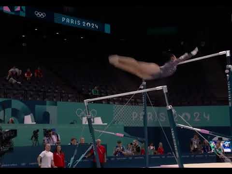 Sunisa Lee 2024 Paris Olympic uneven bars podium training