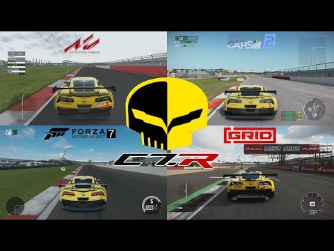 Corvette C7.R Comparison [Assetto Corsa vs. Project Cars 2 vs. Forza Motorsport 7 vs. GRID]