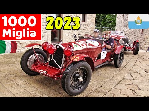 1000 Miglia 2023 - Day 2, San Marino Republic - Alfa 8C 2300, Ferrari 250 MM, Mercedes 300 SL & More