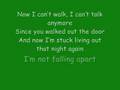 Maroon 5: Not Falling Apart with lyrics