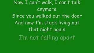 Maroon 5: Not Falling Apart with lyrics
