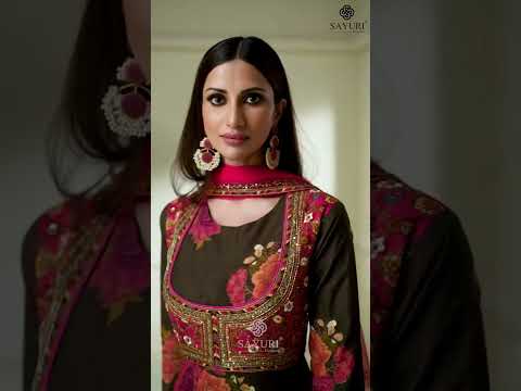 Sayuri Designer Khwaab Real Georgette / Silk Wholesale Designer Readymade Salwar Suit Catalog – product video thumbnail