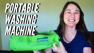 Scrubba Wash Bag Portable Washing Machine Review: EASILY Wash Clothes While Traveling.