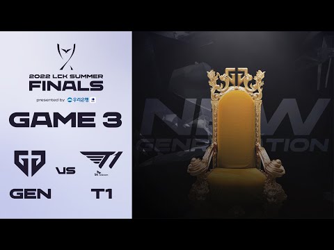 New GENeration | 젠지 vs. T1 게임3 하이라이트 | 08.28 | 2022 LCK 서머 스플릿 결승
