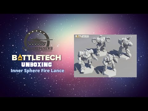Unboxing Catalyst Games Battletech Inner Sphere Fire Lance [Unboxing]