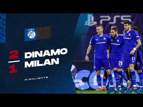 HIGHLIGHTS | GNK DINAMO - AC MILAN 2:1 | Baturina i Pjaca za veliku pobjedu u Maksimiru