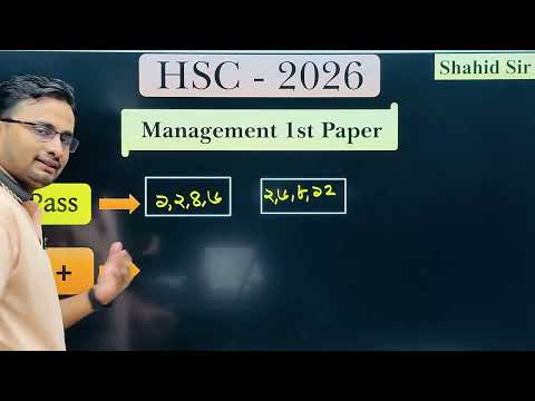 🔥 HSC 2026 Special Suggestion 🔥📚 Management – 1st Paper
