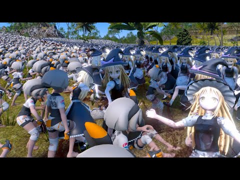 5,000 MARISA vs 5,000 BEA (ANIME BATTLE) - Ultimate Epic Battle Simulator