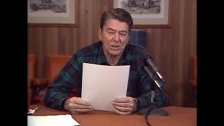 Former US president Ronald Reagan FULL 1987 speech on tariffs and free trade