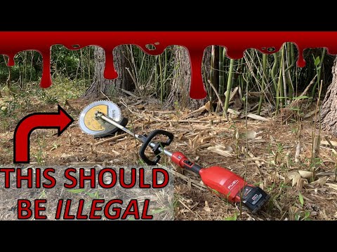 Turn Any String Trimmer Into A Bad@ss Brush Hog For $11!