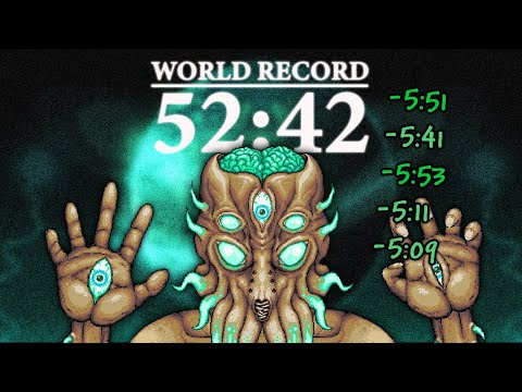 Terraria - Moon Lord Speedrun Former World Record in 52:42 (No Major Glitches, Random Seed)