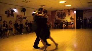 Paola Tacchetti y José Luis Ferraro. Vladivostok, Rusia