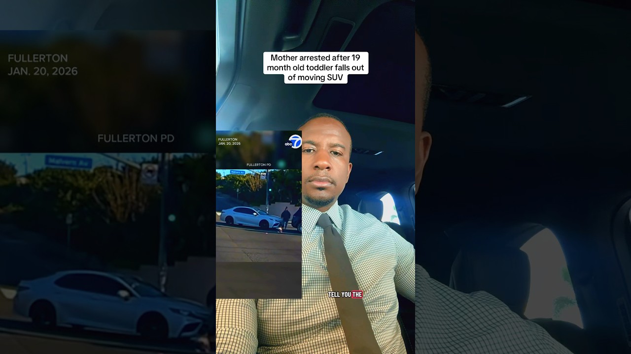 Mother arrested after 19 month old toddler falls out of moving SUV #viralvideo #trending #foryou