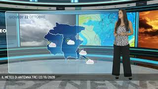 IL METEO DI ANTENNA TRE | 22/10/2026