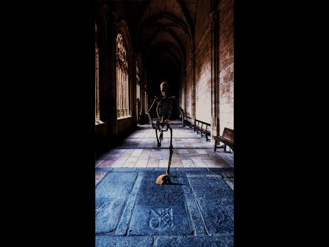 Skeleton Falling Gif