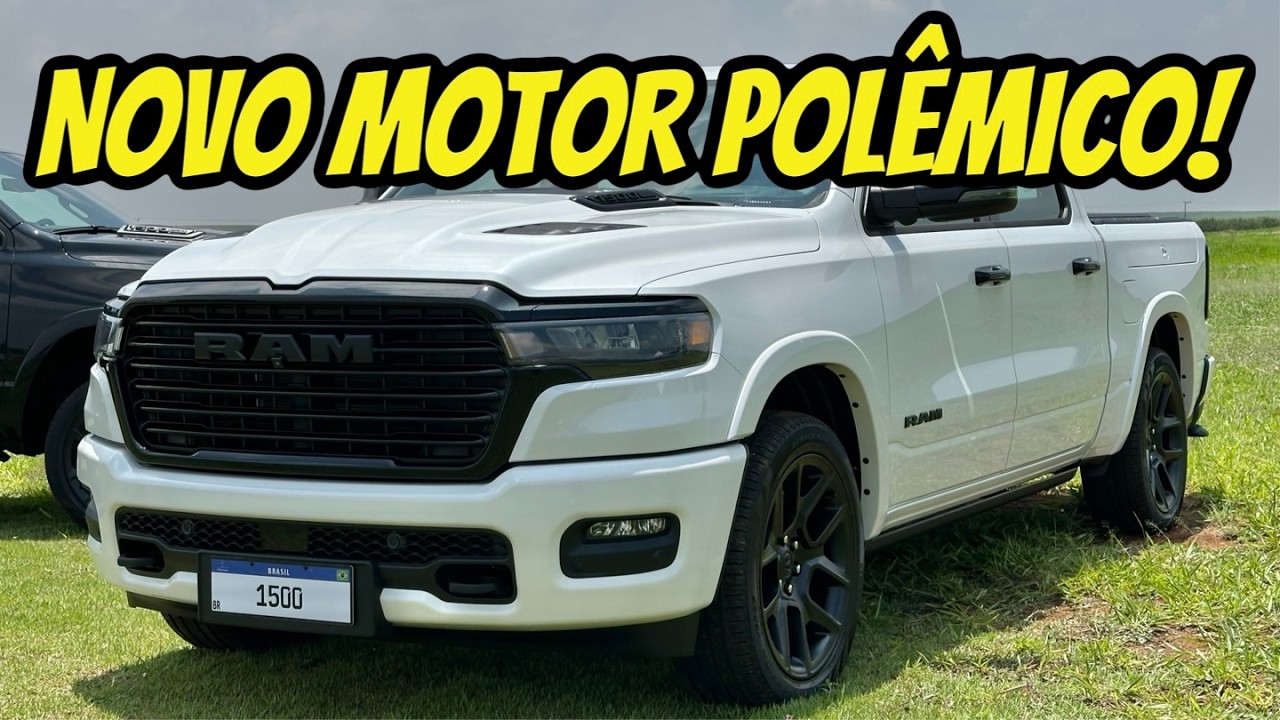RAM 1500 2025 - LANÇAMENTO NO BRASIL! NOVO MOTOR POLÊMICO! VAI VENDER BEM?
