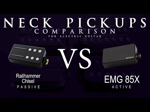 Railhammer CHISEL vs EMG 85X - Neck Guitar Pickup Comparison Tone Demo