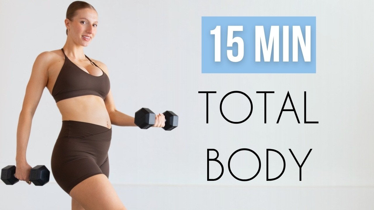 15 MIN Full Body Strength Workout | Pregnancy Friendly