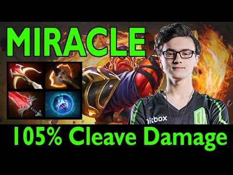 Miracle- [Ember Spirit] ►Outplays Meepo with 105% Cleave Damage - Dota2 7.04