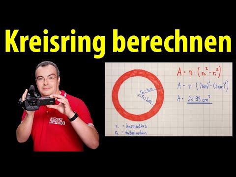 Calculating a circular ring – simply explained by Lehrerschmidt