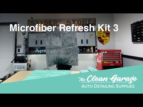 Microfiber Refresh Kit 3 | 14 Items | Detailing Microfiber Towel & Wash Pad Kit + Washing Tips