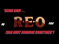 HD HQ REO SPEEDWAGON - BEING KIND Can Hurt Someone Sometimes BEST VERSION DEEP CUTS ENHANCED AUDIO