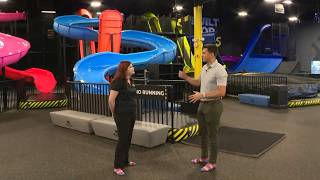 Exploring the slides at Slick City Action Park in Parma