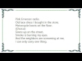 Kathleen Edwards - Pink Emerson Radio Lyrics