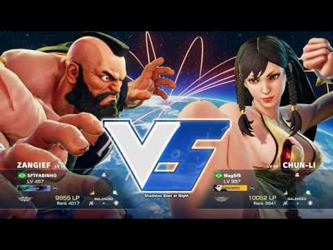 Wagsf5 Chun li vs SFTFabinho ZAngief