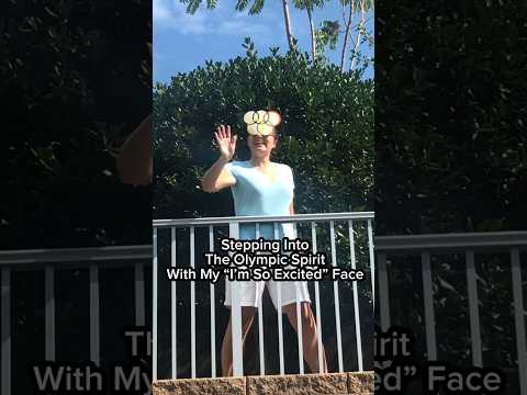 Stepping Into The Olympic Spirit With My “I’m So Excited Face”