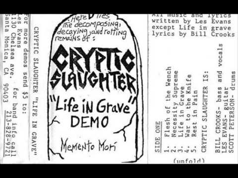 Cryptic Slaughter-Rest In Pain (Demo)