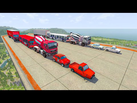 Red vs White Force | BeamNG Fantasy World | BeamNG drive