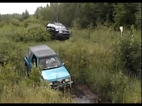 4X4 Tracker, Jeep Sahara et Nissan X-Terra, offroad 2e partie Video