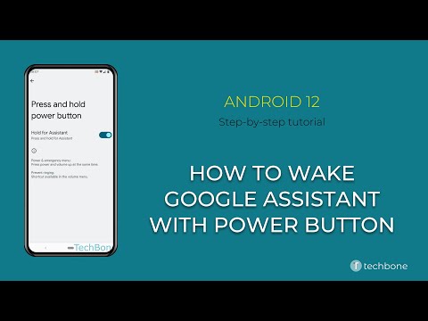 How to Wake Google Assistant with Power button [Android 12]