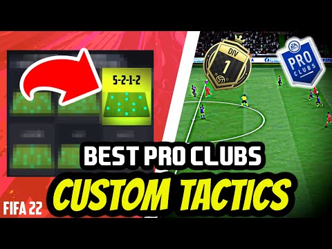 FIFA 22 PRO CLUBS - BEST *META* CUSTOM TACTICS AND FORMATION ......5-2-1-2