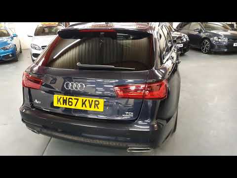 2018 Audi A6 Avant 2.0 TDI Quattro S Line Black Edition Auto 5dr Estate Diesel Blue