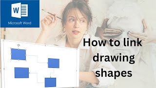 How to connect a flowchart in Microsoft Word, use the drawing canvas