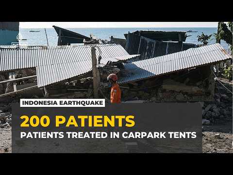 Quake‑damaged hospital treats nearly 200 patients in tents
