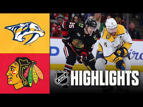 Predators vs. Blackhawks | NHL Highlights | November 28, 2025