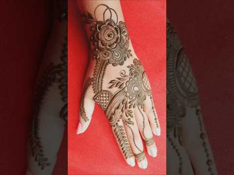 Flower mehndi design #shorts #youtubeshorts #mehndidesign